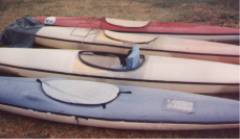 four kayaks